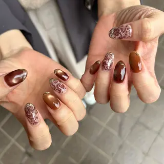 ネイル FOINAIL 🎀長さだし🎀のネイルデザイン