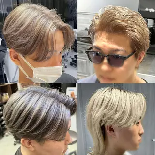 カラー メンズ 野村 俊太のヘアスタイル
