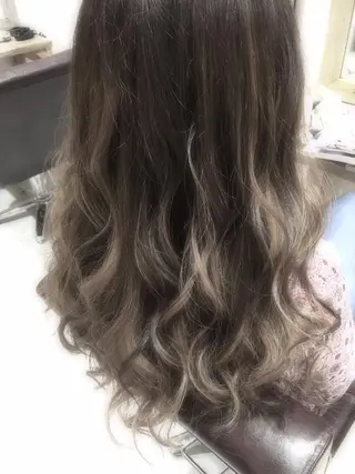 ミディアム セミロング ロング カラー filo   渋谷 Gishiのヘアスタイル
