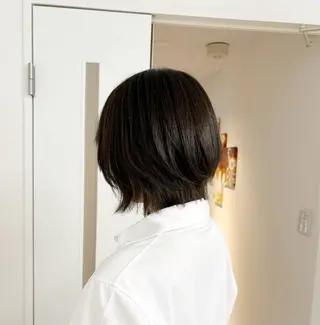 ミディアム 麥生田 秀太のヘアスタイル