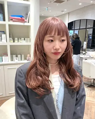 ロング カラー 似合わせ/レイヤー 💟SAEのヘアスタイル