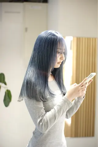 ロング カラー 月100人以上 髪質改善施術|谷口のヘアスタイル