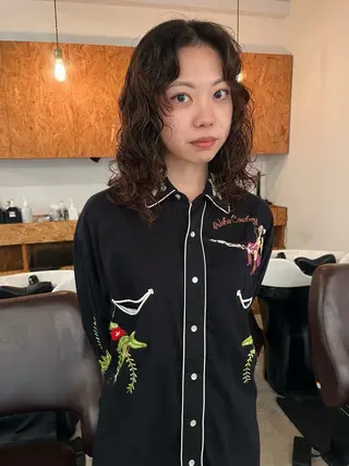 パーマ 暖色/パーマ 🌼クニトウメイのヘアスタイル