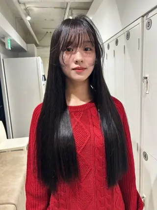 ロング カラー 🧣艶カラー・ヘア セット Chie🧸のヘアスタイル