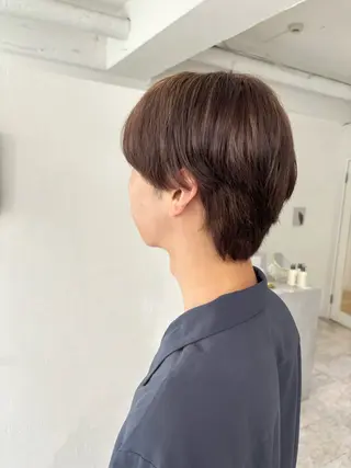 カラー メンズ piLLon mayuのヘアスタイル