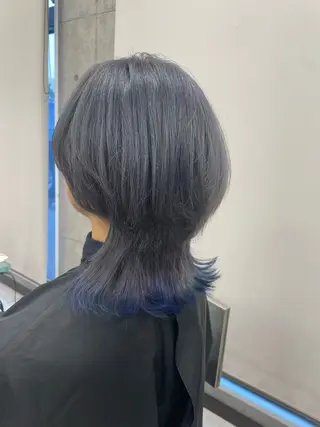 ミディアム カラー 色川 優斗《髪質改善》のヘアスタイル