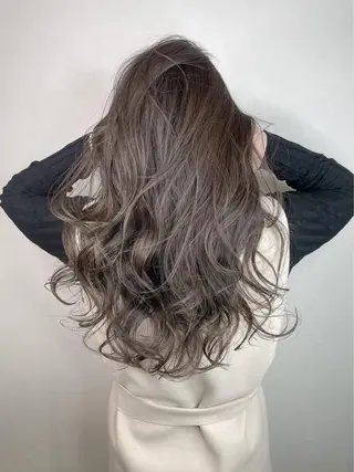 ミディアム カラー パーマ ヘアアレンジ メンズ キッズ ネイル マツエク・マツパ アイブロウ _WHITE高槻店 yusukeのヘアスタイル