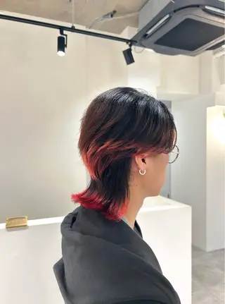 ショート カラー ヘアアレンジ メンズ 李奈🍒府中/ レイヤー透明感カラーのヘアスタイル