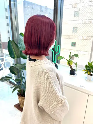ショート カラー パーマ ヘアアレンジ メンズ キッズ ネイル マツエク・マツパ アイブロウ KANAMI 🌏のヘアスタイル