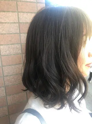 ミディアム 縮毛矯正の達人 ☆ 松本のヘアスタイル