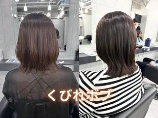 ミディアム Endearing 🌟銀座のヘアスタイル