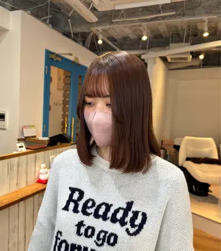 ミディアム カラー RINNO🌷透明感 カラー/髪質改善のヘアスタイル