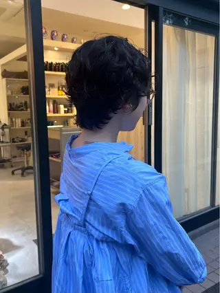 ショート パーマ ayaka ［sou］のヘアスタイル