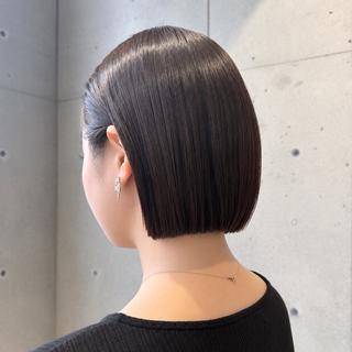 ショート カラー ヘアアレンジ 💥ボブ/艶髪/ 透明感カラー/陸人のヘアスタイル