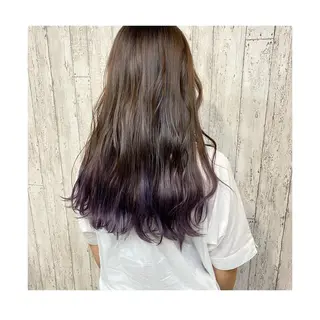 ロング カラー 勝河 怜楊のヘアスタイル