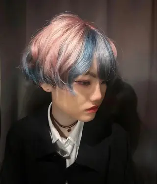 ショート カラー 髙木 利央のヘアスタイル