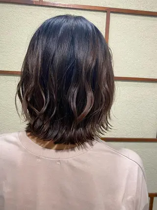ミディアム 白井 雅美のヘアスタイル