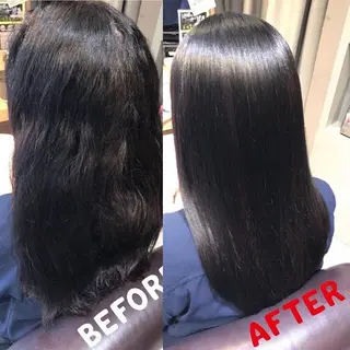 ロング パーマ Bonheur umedaのヘアスタイル