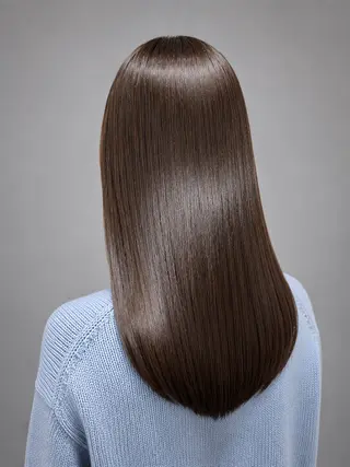 ロング ダメージレス 桧山店長のヘアスタイル