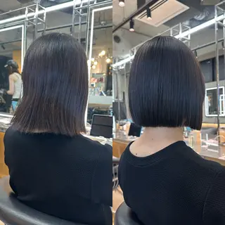 ミディアム カラー ✨髪質改善特化✨副 店長椎葉信乃介のヘアスタイル