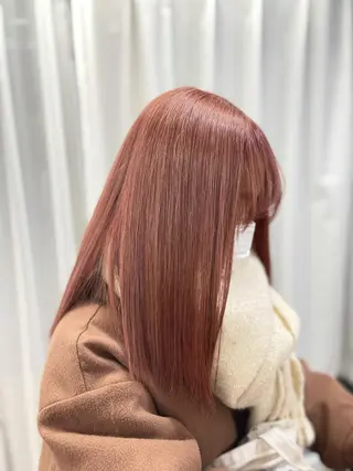 ミディアム カラー 韓国ヘア🤍髪質改善 🇰🇷AKANEのヘアスタイル