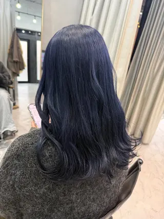 セミロング カラー 透明感カラー/パーマ 🌀アオノのヘアスタイル