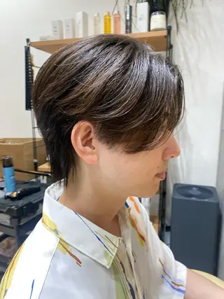 ミディアム パーマ メンズ 似合う髪型見つけます AYAKAのヘアスタイル