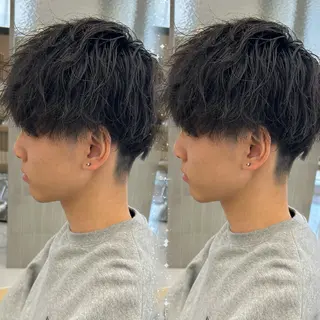ショート Airi/ブリーチ なし艶カラー♡のヘアスタイル
