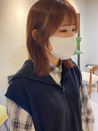 ミディアム カラー 当日予約大歓迎💗 依田瑞希のヘアスタイル