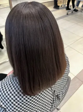 ミディアム カラー Ha naのヘアスタイル