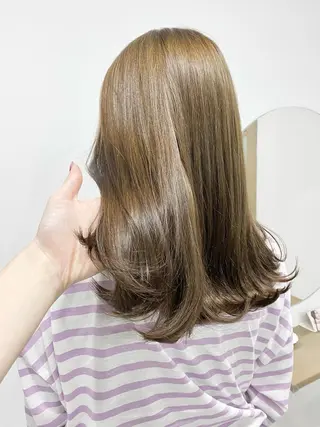 セミロング カラー ヘアアレンジ ひなの .のその他イメージ
