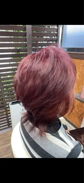 ミディアム 山宮 雅次のヘアスタイル