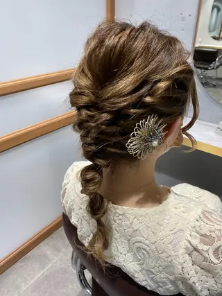 ヘアアレンジ 小松 真唯子のヘアスタイル
