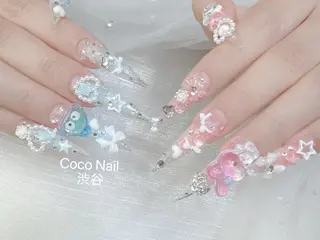 ネイル CoCo Nail 長さ出し専門店のネイルデザイン