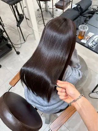 ロング 縮毛矯正🫧髪質改善 高原瑞輝のヘアスタイル