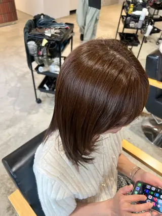 カラー YUME/綱島 /レイヤーカットのヘアスタイル
