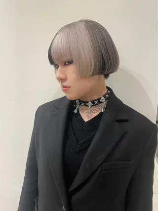 ショート カラー ヘアアレンジ izumi /渋谷のヘアスタイル