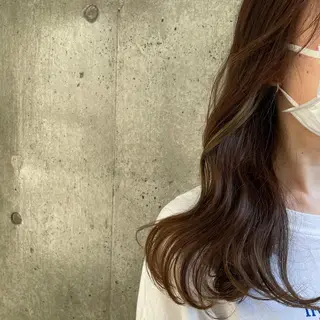 ロング カラー もりたみかこ 美容師お休み中のヘアスタイル