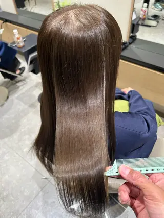 ロング カラー 柳澤 武宏のヘアスタイル