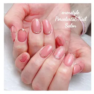 ミディアム ネイル 🐾enen style 🐾のネイルデザイン