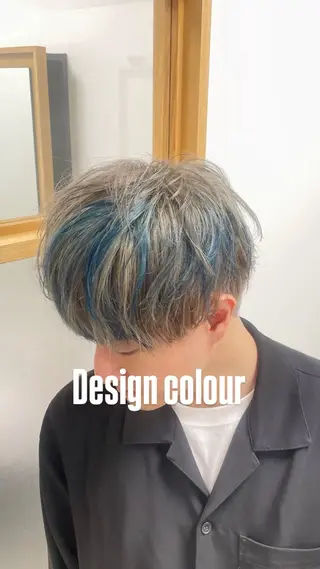 ミディアム BLEACH 🟥 PERM 天神🏆のヘアスタイル