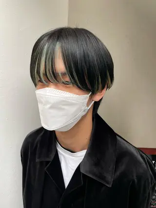 カラー メンズ 🌼韓国ヘア🌼 田中義也のヘアスタイル