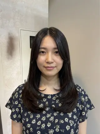 ロング ioe/酒井/ 髪質改善/艶髪カラーのヘアスタイル