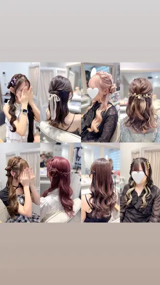 ヘアアレンジ ⭐︎moe 【ヘアセット🧸】のヘアスタイル