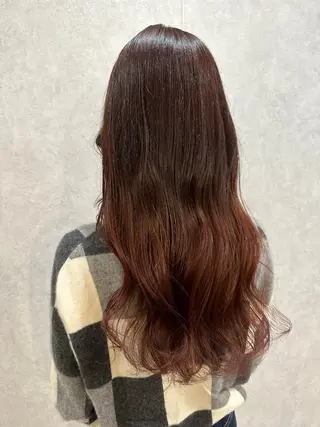 ロング 艶カラー/ショート ボブ/TOSHIKIのヘアスタイル