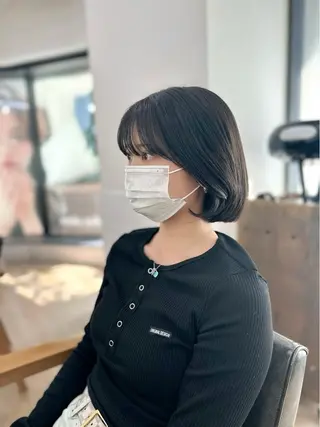 ミディアム カラー パーマ ヘアアレンジ メンズ キッズ ネイル マツエク・マツパ アイブロウ 似合せレイヤー/ 柔らか透明感カラーのヘアスタイル