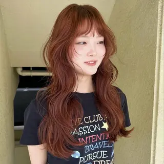 ロング カラー ☪️ブリーチ特化施術 /レイヤー🪽aiのヘアスタイル
