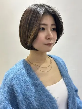 ショート ボブ人気No,1✨ TAME副店長のヘアスタイル