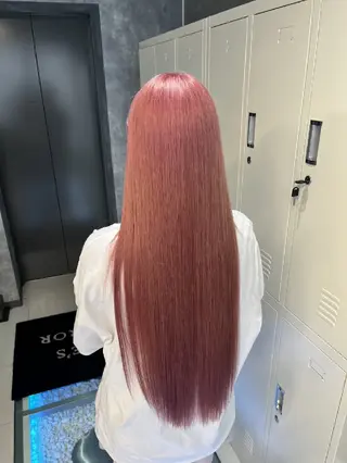 カラー ロング 地雷系🎀ハイトーン 🩵荒川結星のヘアスタイル