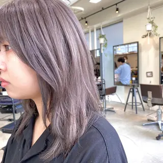 セミロング カラー ヘアアレンジ 【ダメージレス施術】 【透明感】北村 拓也のヘアスタイル